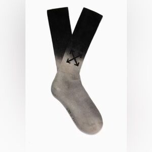 OFF-WHITE Arrows Tie-dye Mid Length Socks Cotton over calf Off White Ombré